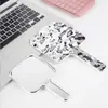 Espejo de Maquillaje de Mano de Alta Gama Galvanizado Estilo Estudiante Retro Hogar Ins Portátil Baño Dormitorio Espejo de Mano Portátil