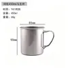 Taza de agua de titanio puro TA1, taza de agua para acampar, ultraligera, asa plegable, taza de café de titanio puro, vaso de cerveza, disponible para venta al por mayor