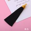 Borla de Chapéu com Fio Dourado de 8cm Borla Feita à Mão DIY Marcador de Livro Pingente de Leque Saquinho da Dinastia Han Círculo de Puxar Pequena Borla Pendurada Atacado