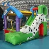 Cama Elástica Inflable para Perros para Niños con Tobogán, Cama Saltarina, Castillo Travieso, Equipo de Diversión al Aire Libre, Directo del Fabricante