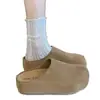 Sandalias tipo boken de suela gruesa sin cordones, zapatos de mujer 2026, retro y cómodos, estilo coreano de otoño, nuevo diseño de moda