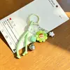 Novo Chaveiro de Girassol Sorridente de Desenho Animado Pingente de Sino de Corda Trançada Venda Quente Transfronteiriça Acessório de Decoração de Bolsa