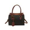 2026 Novo Estilo Color-Blocking Simples Grande Capacidade Texturizado Patchwork Bolsa de Ombro Fashionável Elegante Bolsa Transversal Estilosa Bolsa Feminina Tendência