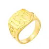 Jingcheng Joyería de Acero de Titanio al por Mayor Anillo de Calavera Único Dominante Vintage Desgastado Anillo de Acero de Titanio para Hombre