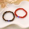 Pulsera de cuentas de jade de 8 mm ojo de diablo trae buena suerte y buenos deseos a Europa y Estados Unidos joyería popular venta al por mayor