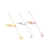 Corrente de Cauda de Amor Fivela de Extensão Deslizante Acessórios para Pulseira Colar de Pérolas Prata Esterlina S925 Acessórios de Corrente de Extensão DIY