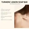 Jabón Limpiador Oceaura Cúrcuma Limón Limpieza Suave Piel y Cuerpo Entero Refrescante Hidratante Fragancia Jabón de Baño