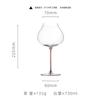 Cálice de Cristal de Luxo Leve Especial Vermelho Seda Doméstico Taça de Vinho Tinto Taça Borgonha Taça de Champanhe