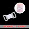 Hebilla de vendaje Hebilla de aluminio para vendaje Hebilla elástica de goma Hebilla adhesiva para vendaje deportivo Hebilla pequeña de aluminio Hebilla adhesiva para vendaje