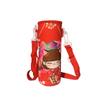 Funda Nueva Estilo Tipo Correa para Termo, Funda de Dibujos Animados para Botella de Agua Infantil, Aislamiento para Taza de Vidrio, Funda para Botella con Correa para el Hombro de Material de Neopreno