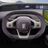 Adecuado para accesorios de modificación interior de cubierta de volante Avita 07/12, cubierta de manija de coche de gamuza para invierno