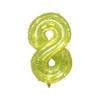 Set de globos de cristal gelatina popular al por mayor transfronterizo de 32 pulgadas 40 pulgadas versión estadounidense de cuerpo delgado de película de aluminio globo digital