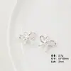 [blanco k plata brillante] aleación arco nuevo nicho DIY colgante joyería para la oreja collar pulsera material con cuentas