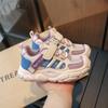Zapatilla infantil 2024 Verano Niñas Malla Transpirable en la Superficie Lateral Calados Suela Suave Zapatos Casuales para Niños Grandes
