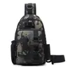 Bolsa Tática Transversal no Peito Masculina, Bolsa Multifuncional para Pesca ao Ar Livre, Mochila de Grande Capacidade para Caminhada e Montanhismo, Bolsa de Armazenamento para Iscas
