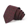 Gravata Masculina para Negócios, Banquete, Uso Casual, Gravata de Luxo, Estampa Jacquard de Seda Poliéster, Logo Bordado, Atacado Personalizado