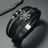 Venta Caliente Transfronteriza Nuevo Estilo Retro Europeo y Americano Personalizado Lanza de Batalla Martillo de Trueno Pulsera con Cierre Magnético para Hombre Joyería para Hombre Venta al por Mayor