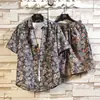 Traje Casual Floral para Hombre 2026 Nuevo Conjunto Floral de Top y Shorts Moda de Playa con Shorts de Manga Corta para Hombre