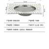 Tela de Filtro para Pia de Cozinha de Aço Inoxidável Piscina para Lavar Vegetais Rede Anti-bloqueio Filtro de Tanque de Lavagem Artefato Ralo de Chão para Esgoto