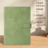 Caixa de presente com caderno simples a5, conjunto de caderno com alça criativa, bloco de notas de couro para estudante, diário com elástico