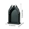 3D042-050 Prateleira preta estilo gótico 3D transfronteiriça, uma peça decorativa para paredes de casa, perfeita para festivais e festas