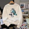 Sudadera de cuello redondo para hombre, nueva camiseta de manga larga holgada informal de moda para primavera y otoño, ropa estampada para niños.