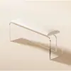 Banco Largo de Acrílico, Silla de Comedor Flotante, Banco para Cambiarse los Zapatos, Banco Largo para Entrada, Entrada de Casa, Dormitorio, Banco al Pie de la Cama, Banco Largo