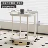 Mesa Auxiliar de Sofá, Mesa de Café Móvil, Mini Mesa para Balcón de Dormitorio, Estante de Mesita de Noche, Moderno Sencillo Apartamento Pequeño