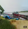 Barco Cosechador de Plantas Acuáticas Totalmente Automático, Barco Limpiador de Escombros Flotantes, Barco de Recuperación de Algas y Plantas Acuáticas, Barco Cortacésped