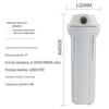 Garrafa de filtro branca grande de 10 polegadas garrafa de filtro espessa à prova de pressão à prova de explosão boca de rosca de 4 pontos garrafa branca universal acessórios para purificador de água