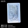 Molde de Gotejamento de Cola com 5 Pingentes Espelhados Full Mirror Material para Gotejamento de Cola de Cristal Artesanal DIY Pingente de Estátua de Buda Guanyin Vida Longa