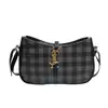 Bolso Cuadros Pequeño Casual de Verano para Mujer 2026 Nueva Moda Bolso Cuadrado Pequeño para el Trabajo Textura Simple Bolso de Hombro Único Bandolera