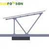 Soporte Fotovoltaico Exclusivo del Día de la Tierra Aleación de Aluminio Soporte para Cochera para Paneles Fotovoltaicos Diseño de Estructura Impermeable