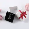Dia dos Namorados Carta Bow Céu e Terra Capa Caixa de Presente Colar Caixa de Joias Aniversário Presente Presente Caixa de Embalagem Caixa de Joias Caixa de Joias