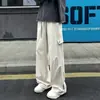 Pantalones casuales para hombre de otoño, negros, impermeables, de estilo americano moderno, corte holgado, para jóvenes, de deportes al aire libre, tipo cargo