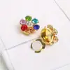 Fabricante de Cubre Botones de Pedrería Gemelos para Puños de Camisa Accesorios de Ropa Cubre Botones de Diamante