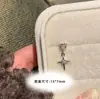 Brinco Stud de Cruz de Zircônia Rosa Diário Piercing Helix Estrela Versátil de Nicho Brinco de Pino Reto Mulheres