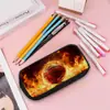 Estojo Simples Transfronteiriço para Meninos, Bolsa de Material Escolar para Estudantes, Porta-Lápis de Grande Capacidade, Armazenamento Multifuncional de Material Escolar para Meninas