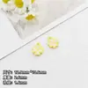 Pingente de Trevo de Quatro Folhas Colorido Esmaltado Liga Acessórios DIY Fofo Acessórios para Corrente de Celular Materiais Materiais para Roupas Desenho Animado