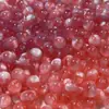8/12mm Contas Redondas de Resina de Princesa Sereia Contas Degradê Furo Reto Contas Lisas Material para Miçangas DIY Acessórios de Contas Soltas