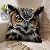 Fundas de Almohada 3D Más Vendidas Transfronterizas con Animales Lindos Adecuadas para Decoración de Sofá y Sala de Estar en Casa, Fundas de Cojín Personalizables