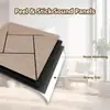 Paneles Acústicos de Chapa de Madera Cuadrados Algodón Aislante Acústico de Fibra de Poliéster Pegatinas de Pared para Habitación Paneles Acústicos para Interiores del Hogar Dormitorio