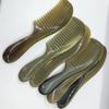 18 cm amarelo redondo punho B chifre amarelo pente dente grosso dente fino dente denso dente largo chifre amarelo pente comum antiestático pente elétrico