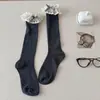 Calcetines de Algodón para Niña de Otoño e Invierno, Calcetines Dulces para Niña hasta la Pantorrilla con Encaje, Calcetines JK hasta la Pantorrilla, Calcetines Lolita, Calcetines de Algodón para Mujer, Lazo