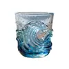 2026 Nuevo Producto Transfronterizo Vidrio Ola del Mar Vidrio de Ola del Mar Hecho a Mano Taza Creativa