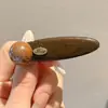Pinza para el pelo de punto floral vintage de otoño e invierno, pinza lateral para mujer, accesorio para el pelo elegante y sofisticado, pinza para flequillo
