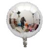 Balão de coração de pêssego de cinco pontas de cor sólida de 18 polegadas decoração de festa de aniversário de casamento balão de folha de alumínio estrela atacado