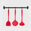Colher de Sopa Grande Silicone Cabeça Macia Cabo Longo Colher Silicone de Qualidade Alimentar Doméstico Espátula para Panela Antiaderente Utensílios de Cozinha