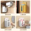 Caja de pañuelos autoadhesiva sin perforaciones para baño, caja de almacenamiento sin costuras, linda caja de papel de pared con dibujos animados para el hogar