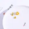 Larga duración no se decolora Oro Vietnamita accesorios diy anillo esmerilado hebilla de anillo hebilla de pulsera material de joyería de torsión manual Mujeres